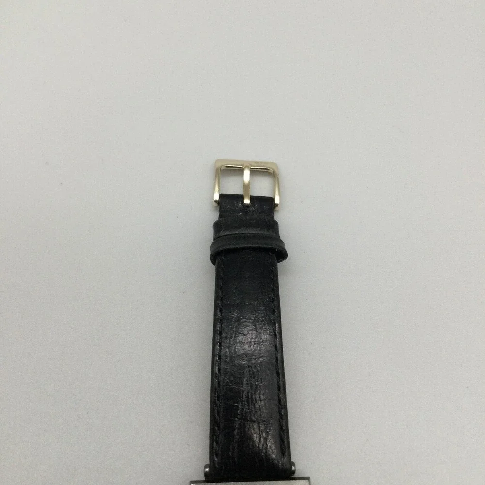 Vintage Casio 331 MY-622 Mens Watch 25mm White Dial Black Leather New Battery